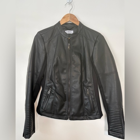 Suzy Shier Jackets & Blazers - Faux Leather Biker Jacket